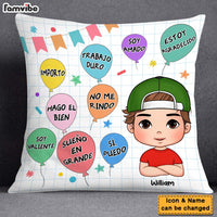 Personalized Sueño En Grande Grandson Spanish Pillow 28421 thumb 1