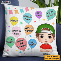 Personalized Sueño En Grande Grandson Spanish Pillow 28421 thumb 1