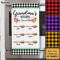 Personalized Gift For Grandma's Kitchen Love Served Daily Towel 28425 thumb 1