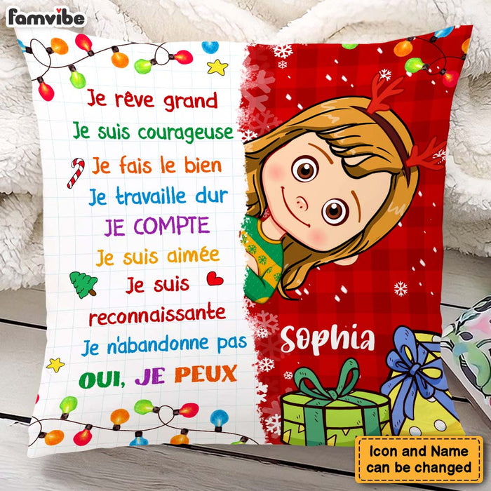 Personalized Je Rêve Grand France Grandson Pillow 28427 1