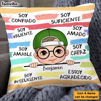 Personalized Gifts For Grandson Spanish Soy Amable Pillow 28429 thumb 1
