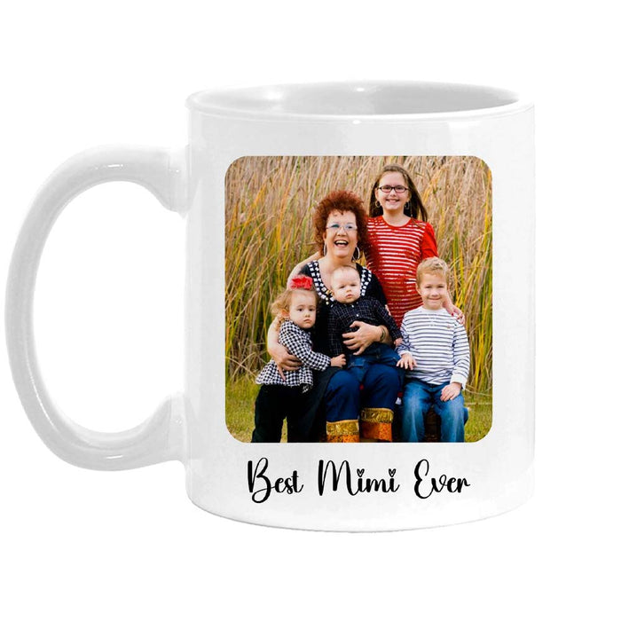 Personalized Gift For Grandma Rounded Edges Upload Photo Gallery Mug 28430 1