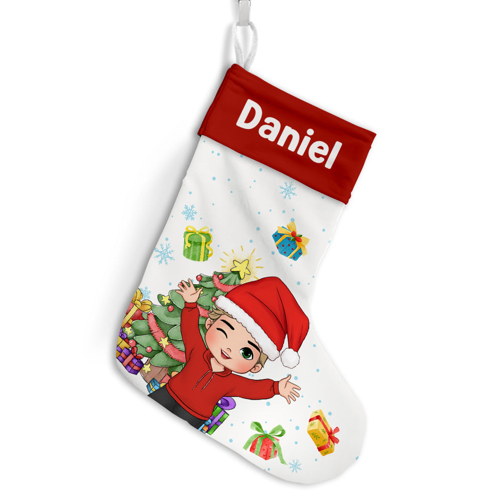 Personalized Grandson Gift Stocking 28435 Primary Mockup