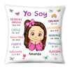 Personalized Gift For Granddaughter Yo Soy Inspiracion Spanish Bible Pillow 28438 1