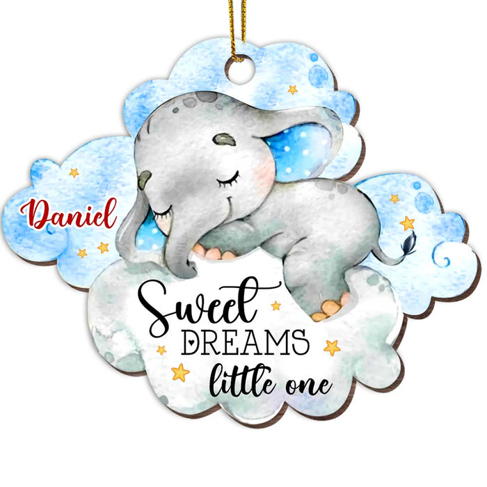 Personalized Christmas Gift For Newborn Baby Sweet Dreams Little One Ornament 28439 1