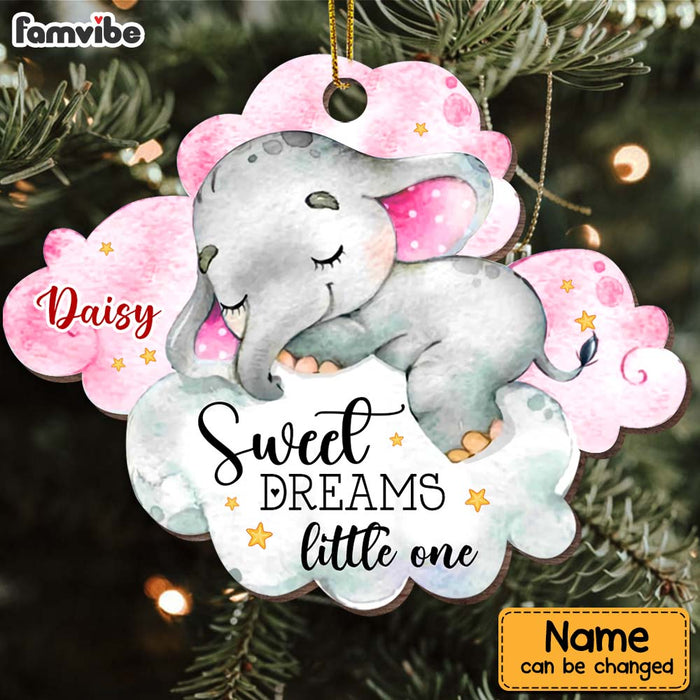 Personalized Christmas Gift For Newborn Baby Sweet Dreams Little One Ornament 28439 1