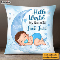 Personalized Hello World My Name Is Baby Pillow 28440 thumb 1