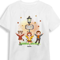 Personalized Gift For Grandma Kids Dancing Fall Theme Shirt - Hoodie - Sweatshirt 28444 thumb 1