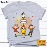 Personalized Gift For Grandma Kids Dancing Fall Theme Shirt - Hoodie - Sweatshirt 28444 thumb 1