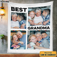 Personalized Gift For Grandma Upload Photo Gallery Blanket 28452 thumb 1