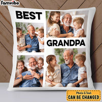 Personalized Gift For Grandpa Upload Photo Gallery Pillow 28453 thumb 1
