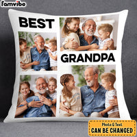 Personalized Gift For Grandpa Upload Photo Gallery Pillow 28453 thumb 1