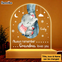Personalized Always Remember Love You Baby Plaque LED Lamp Night Light 28459 thumb 1