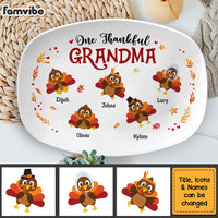Personalized One Thankful Grandma Plate 28461 thumb 1
