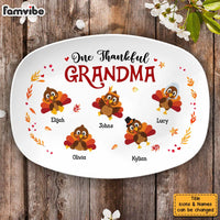 Personalized One Thankful Grandma Plate 28461 thumb 1