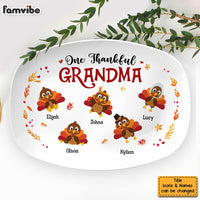 Personalized One Thankful Grandma Plate 28461 thumb 1