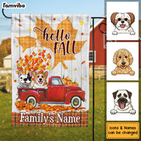 Personalized Fall Gift For Family Custom Dogs Flag 28463 thumb 1