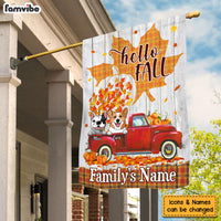 Personalized Fall Gift For Family Custom Dogs Flag 28463 thumb 1