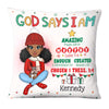 Personalized Gift For Granddaughter God Says Positive Affirmations Pillow 28464 1