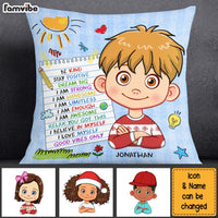Personalized Birthday Gift For Grandson Affirmation Pillow 28466 thumb 1