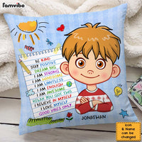 Personalized Birthday Gift For Grandson Affirmation Pillow 28466 thumb 1