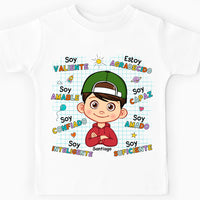 Personalized Gift For Grandson Spanish Soy Amable Kid T Shirt 28471 thumb 1