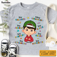 Personalized Gift For Grandson Spanish Soy Amable Kid T Shirt 28471 thumb 1
