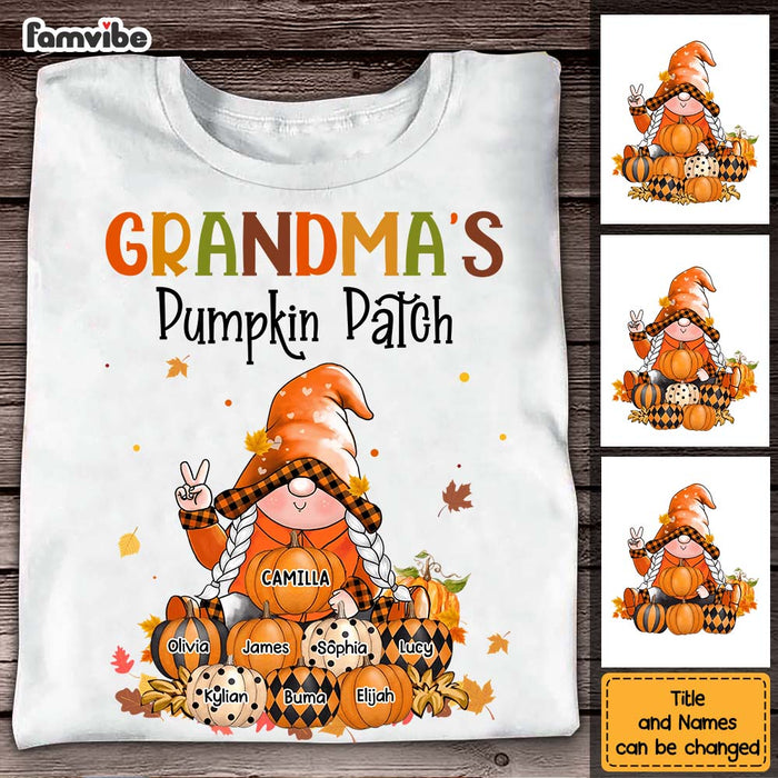 Personalized Autumn Gift For Grandma Pumpkin Patch Shirt - Hoodie - Sweatshirt 28477 1