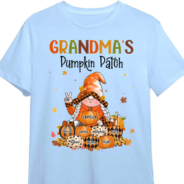 Personalized Autumn Gift For Grandma Pumpkin Patch Shirt - Hoodie - Sweatshirt 28477 1