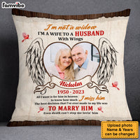 Personalized Memorial Gift For Wife Loss Husband Cardinal Christmas Pillow 28480 thumb 1