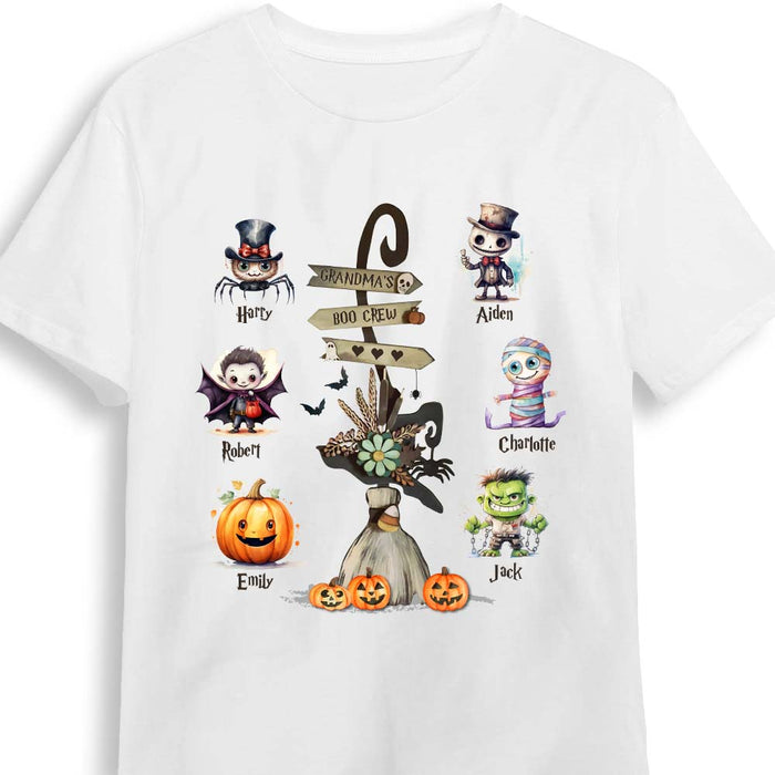 Personalized Gift For Grandma Nana Halloween Boo Crew Shirt - Hoodie - Sweatshirt 28482 1