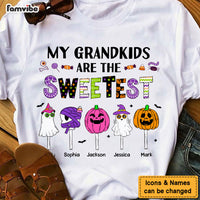 Personalized Gift For Grandma My Grandkids Are Sweetest Halloween Shirt - Hoodie - Sweatshirt 28484 thumb 1
