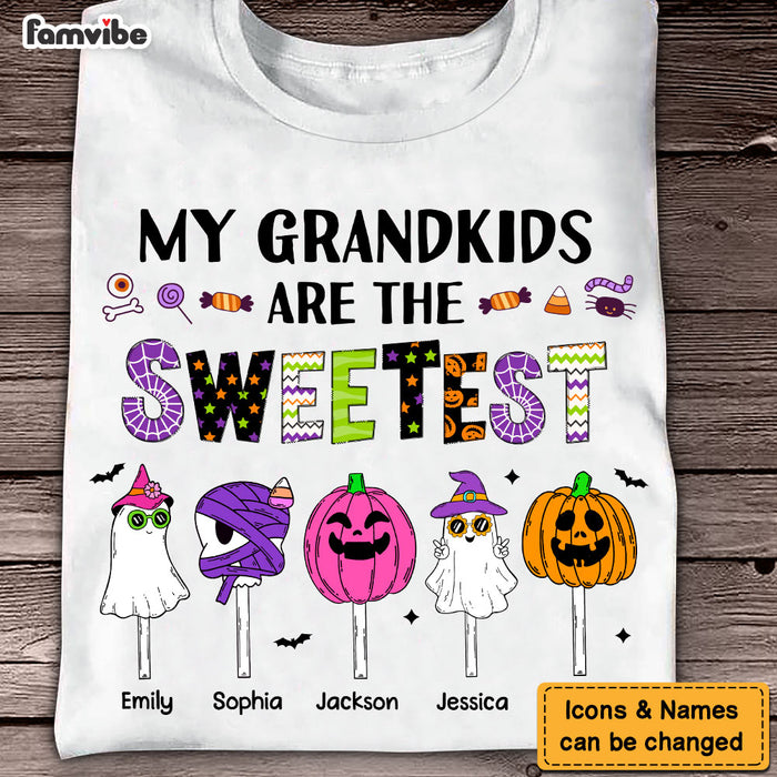 Personalized Gift For Grandma My Grandkids Are Sweetest Halloween Shirt - Hoodie - Sweatshirt 28484 1