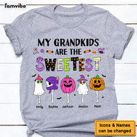 Personalized Gift For Grandma My Grandkids Are Sweetest Halloween Shirt - Hoodie - Sweatshirt 28484 thumb 1