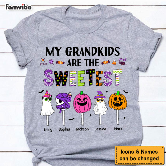 Personalized Gift For Grandma My Grandkids Are Sweetest Halloween Shirt - Hoodie - Sweatshirt 28484 1