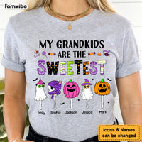 Personalized Gift For Grandma My Grandkids Are Sweetest Halloween Shirt - Hoodie - Sweatshirt 28484 thumb 1