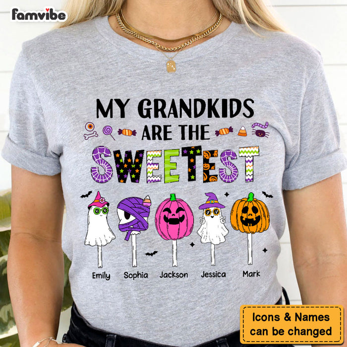 Personalized Gift For Grandma My Grandkids Are Sweetest Halloween Shirt - Hoodie - Sweatshirt 28484 1