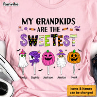 Personalized Gift For Grandma My Grandkids Are Sweetest Halloween Shirt - Hoodie - Sweatshirt 28484 thumb 1