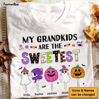 Personalized Gift For Grandma My Grandkids Are Sweetest Halloween Shirt - Hoodie - Sweatshirt 28484 thumb 1