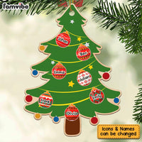 Personalized Gift For Grandma Christmas Balls On Pine Tree Ornament 28486 thumb 1