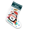 Personalized Penguin Baby's First Christmas Stocking 28490 1