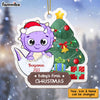 Personalized Baby's First Christmas Dinosaur Ornament 28491 1