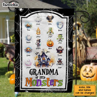 Personalized Halloween Gifts Grandma Of Little Monsters Flag 28495 thumb 1