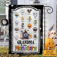 Personalized Halloween Gifts Grandma Of Little Monsters Flag 28495 thumb 1