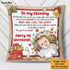 Personalized Gift For Baby Merry 1st Christmas Upload Photo Pillow 28500 1