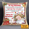 Personalized Gift For Baby Merry 1st Christmas Upload Photo Pillow 28500 1