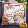 Personalized Gift For Baby Merry 1st Christmas Upload Photo Pillow 28500 1