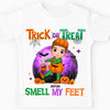 Personalized Halloween Gift For Grandson Trick Or Treat Kid T Shirt 28502 1