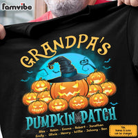 Personalized Halloween Gift For Grandpa Pumpkin Patch Shirt - Hoodie - Sweatshirt 28504 thumb 1