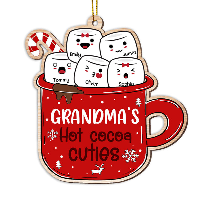 Personalized Grandma's Hot Cocoa Cuties Ornament 28507 1